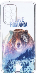 Husa Bestcase comp cu Samsung Galaxy A13 4G I Love Romania 2MM Soft Silicon prot cam T 35 