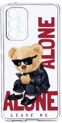Husa Bestcase comp cu Samsung Galaxy A13 4G Leave Me Alone Teddy Bear 2MM Soft Silicon prot cam T 922 