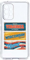 Husa Bestcase comp cu Samsung Galaxy A23 4G / Galaxy A23 5G License Plate Number 2MM Soft Silicon prot cam T 815 