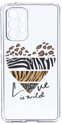 Husa Bestcase comp cu Samsung Galaxy A53 5G Love Is Wild 2MM Soft Silicon prot cam T 762 