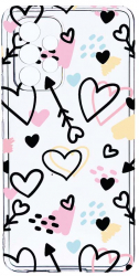 Husa Bestcase comp cu Samsung Galaxy A53 5G Love Symbols 2MM Soft Silicon prot cam T 764 