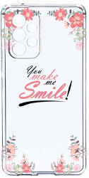 Husa Bestcase comp cu Samsung Galaxy A33 5G Make Me Smile 2MM Soft Silicon prot cam T 4 
