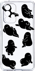 Husa Bestcase comp cu Samsung Galaxy A52s 5G Oversize Pattern 2MM Soft Silicon prot cam T 1044 