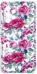 Husa Bestcase comp cu Samsung Galaxy A33 5G Pastel Colors Collection Flowers 2MM Soft Silicon prot cam T 507 