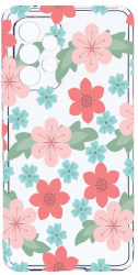 Husa Bestcase comp cu Samsung Galaxy A53 5G Pastel Colors Collection Flowers 2MM Soft Silicon prot cam T 515 