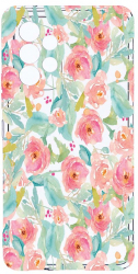 Husa Bestcase comp cu Samsung Galaxy A53 5G Pastel Colors Collection Flowers 2MM Soft Silicon prot cam T 503 