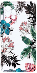 Husa Bestcase comp cu Samsung Galaxy A13 4G Pastel Colors - Flowers 2MM Soft Silicon prot cam T 500 
