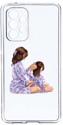 Husa Bestcase comp cu Samsung Galaxy A52s 5G Princesses Gril Mom 2MM Soft Silicon prot cam T 553 