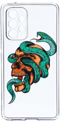 Husa Bestcase comp cu Samsung Galaxy A33 5G Skull 2MM Soft Silicon prot cam T 831 