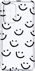 Husa Bestcase comp cu Samsung Galaxy A52s 5G Smiley 2MM Soft Silicon prot cam T 1056 