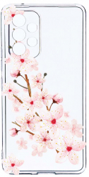 Husa Bestcase comp cu Samsung Galaxy A52s 5G Spring Flower 2MM Soft Silicon prot cam T 62 