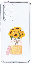 Husa Bestcase comp cu Samsung Galaxy A13 4G Sun Flower 2MM Soft Silicon prot cam T 639 