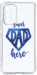 Husa Bestcase comp cu Samsung Galaxy A23 4G / Galaxy A23 5G Superhero Dad 2MM Soft Silicon prot cam T 182 