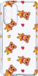 Husa Bestcase comp cu Samsung Galaxy A33 5G Teddy Bear Love Pattern 2MM Soft Silicon prot cam T 968 