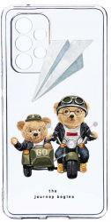 Husa Bestcase comp cu Samsung Galaxy A23 4G / Galaxy A23 5G Teddy On The Road 2MM Soft Silicon prot cam T 932 