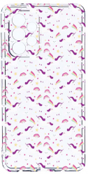 Husa Bestcase comp cu Samsung Galaxy A53 5G Unicorn Rainbow 2MM Soft Silicon prot cam T 520 