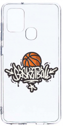 Husa Bestcase comp cu Samsung Galaxy A21s Basketball 2MM Soft Silicon prot cam T 792 