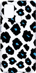 Husa Bestcase comp cu Samsung Galaxy A21s Blue Leopard Pattern 2MM Soft Silicon prot cam T 1039 