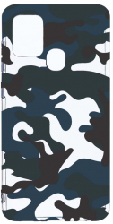 Husa Bestcase comp cu Samsung Galaxy A21s Camouflage 2MM Soft Silicon prot cam T 789 