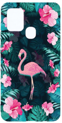 Husa Bestcase comp cu Samsung Galaxy A21s Flamingo 2MM Soft Silicon prot cam T 247 