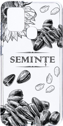 Husa Bestcase comp cu Samsung Galaxy A21s Seminte 2MM Soft Silicon prot cam T 1068 