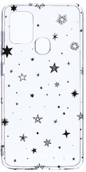 Husa Bestcase comp cu Samsung Galaxy A21s Stars 2MM Soft Silicon prot cam T 143 