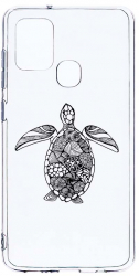 Husa Bestcase comp cu Samsung Galaxy A21s Turtle 2MM Soft Silicon prot cam T 750 