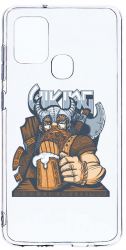 Husa Bestcase comp cu Samsung Galaxy A21s Viking 2MM Soft Silicon prot cam T 809 