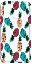 Husa Bestcase comp cu Samsung Galaxy A40 Ananas 2MM Soft Silicon prot cam T 669 
