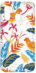 Husa Bestcase comp cu Samsung Galaxy A40 Colored Birds 2MM Soft Silicon prot cam T 769 