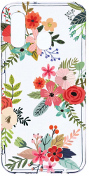 Husa Bestcase comp cu Samsung Galaxy A40 Flowers 2MM Soft Silicon prot cam T 630 