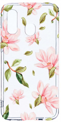 Husa Bestcase comp cu Samsung Galaxy A40 Flowers Collection 2MM Soft Silicon prot cam T 496 