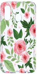 Husa Bestcase comp cu Samsung Galaxy A40 Pastel Colors Collection Flowers 2MM Soft Silicon prot cam T 509 