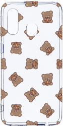 Husa Bestcase comp cu Samsung Galaxy A40 Teddy Bear Pattern 2MM Soft Silicon prot cam T 974 