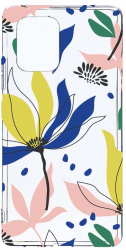 Husa Bestcase comp cu Samsung Galaxy A71 Flowers Pattern 2MM Soft Silicon prot cam T 754 