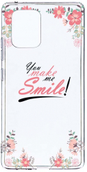 Husa Bestcase comp cu Samsung Galaxy A71 Make Me Smile 2MM Soft Silicon prot cam T 4 