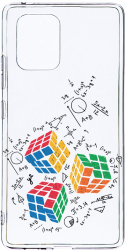 Husa Bestcase comp cu Samsung Galaxy A71 Rubik Cube 2MM Soft Silicon prot cam T 994 