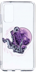 Husa Bestcase comp cu Samsung Galaxy S20 FE Astronaut Football 2MM Soft Silicon prot cam T 833 