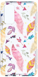 Husa Bestcase comp cu Samsung Galaxy S20 FE Happy Feathers 2MM Soft Silicon prot cam T 68 