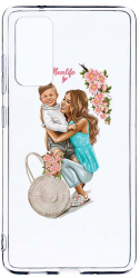 Husa Bestcase comp cu Samsung Galaxy S20 FE Mom Life With a Boy 2MM Soft Silicon prot cam T 559 