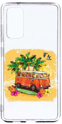 Husa Bestcase comp cu Samsung Galaxy S20 FE Summer Car 2MM Soft Silicon prot cam T 814 