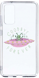 Husa Bestcase comp cu Samsung Galaxy S20 FE Universe Good Bye 2MM Soft Silicon prot cam T 474 