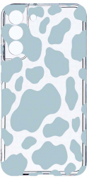Husa Bestcase comp cu Samsung Galaxy S21 FE Blue Cow 2MM Soft Silicon prot cam T 788 