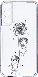 Husa Bestcase comp cu Samsung Galaxy S22 Plus Girl And Boy 2MM Soft Silicon prot cam T 1049 