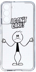 Husa Bestcase comp cu Samsung Galaxy S22 Plus I Dont Care 2MM Soft Silicon prot cam T 162 