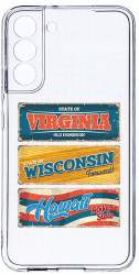Husa Bestcase comp cu Samsung Galaxy S22 License Plate Number 2MM Soft Silicon prot cam T 815 