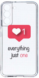 Husa Bestcase comp cu Samsung Galaxy S22 Plus Love Notification 2MM Soft Silicon prot cam T 184 