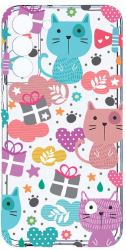 Husa Bestcase comp cu Samsung Galaxy S21 FE Lovely Cat 2MM Soft Silicon prot cam T 41 