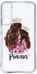 Husa Bestcase comp cu Samsung Galaxy S21 FE Princesses Gril Mom 2MM Soft Silicon prot cam T 552 