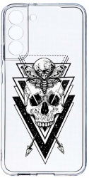 Husa Bestcase comp cu Samsung Galaxy S22 Plus Skull 2MM Soft Silicon prot cam T 191 